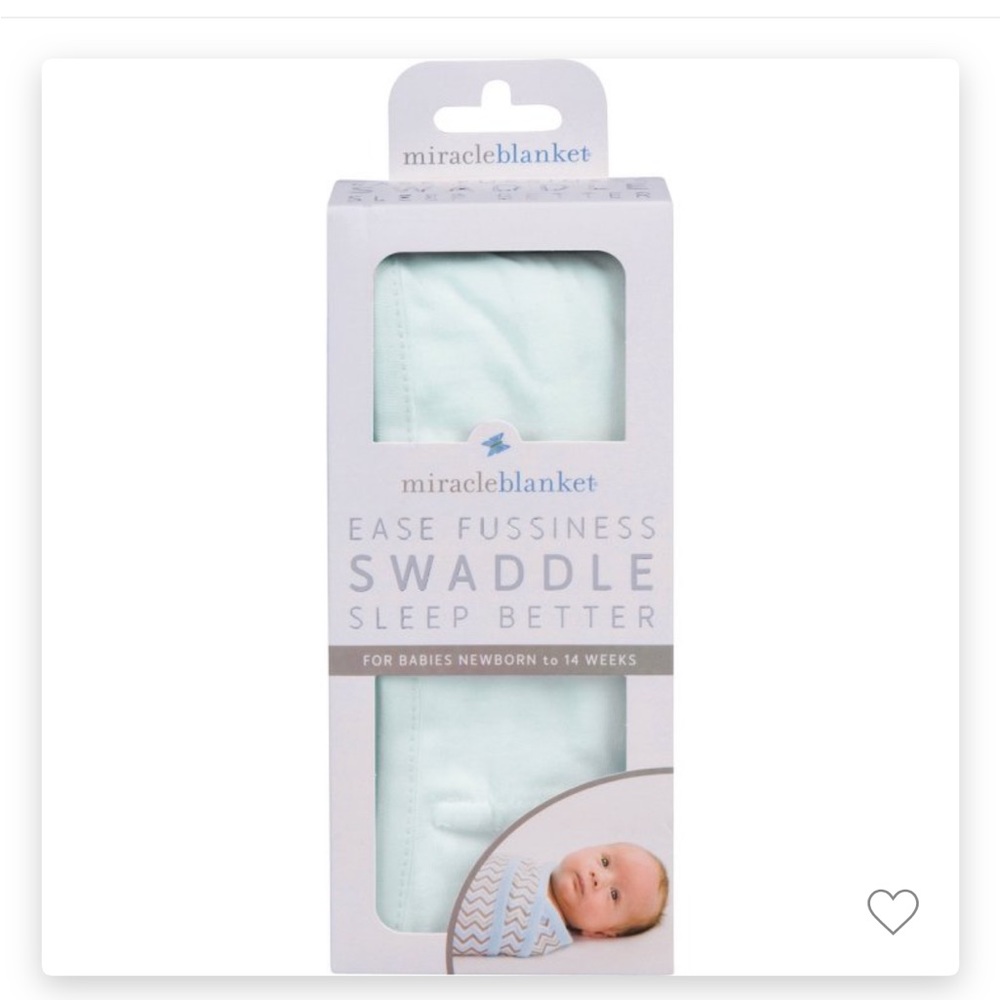 Miracle Baby Swaddle Blanket Blue